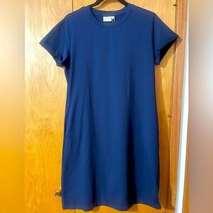 Love Olive Co (Med) Relaxed-fit Navy Blue Contemporary T-Shirt Dress